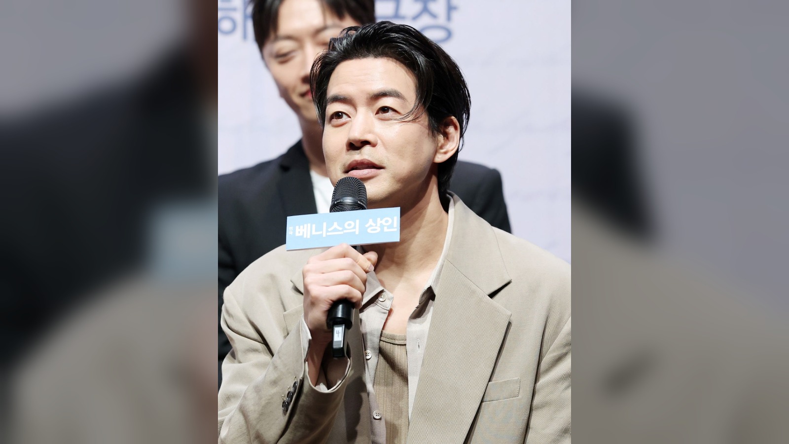 Estreno de la obra de teatro 'El mercader de Venecia', el actor Lee Sang-yoon