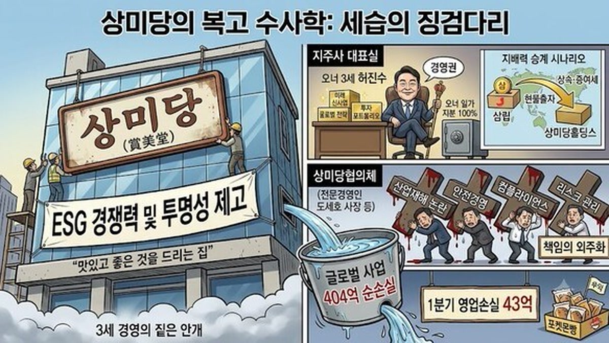 [데스크 칼럼] 1945 상미당의 소환… SPC그룹, '초심'으로 포장된 3세 승계의 딜레마