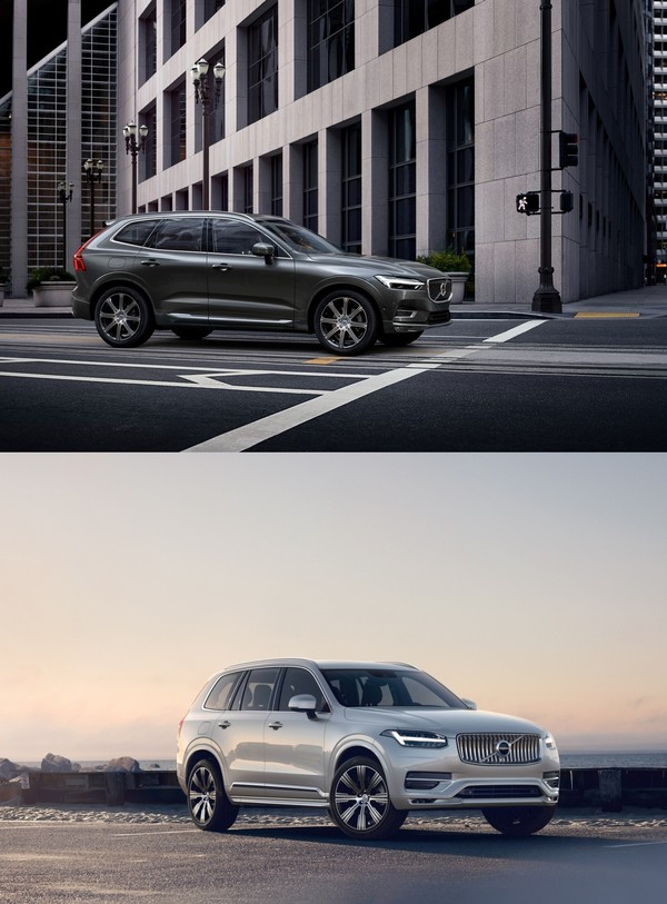 XC60위), XC90(아래)_B6 AWD 인스크립션