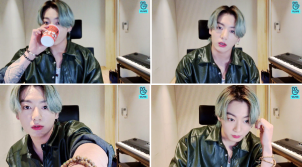 BTS 정국 브이앱 캡쳐