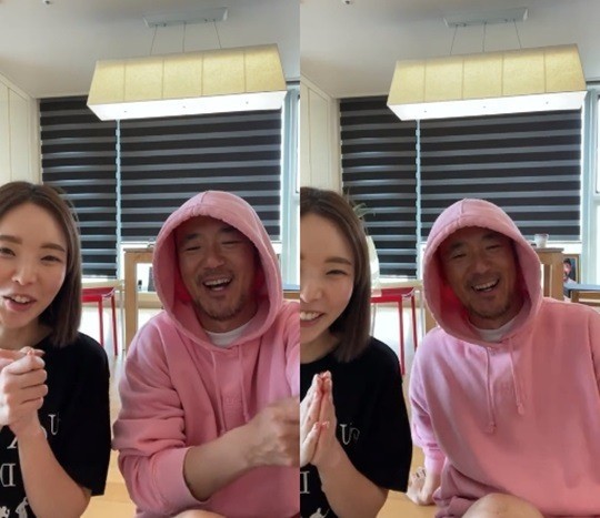 故이현배 장례식 이후 한집에서 라방한 박유선+이하늘