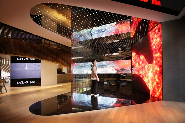 'Kia360'의'브랜드& 디자인 존(Brand & Design Zone)'의 모습