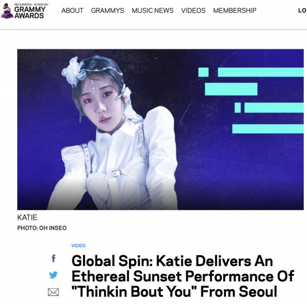 KATIE, ‘그래미 글로벌 스핀’ 통해 하반기 미국 활동 재개 예고