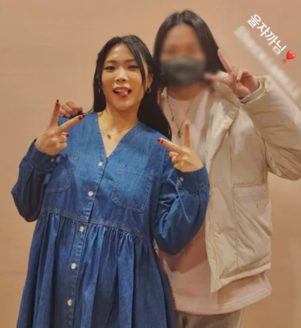 허니제이, 임부복 입은 근황 공개 '힙함 그 자체'
