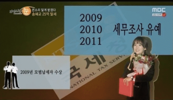 송혜교 탈세, 모범납세자여서 가능했다? 의혹 재조명