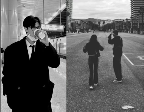 방탄소년단 RM, 가족여행 중 여동생 공개 '우월한 유전자'