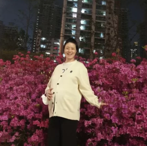 '만삭' 안영미 근황, 제법 커진 D라인 공개