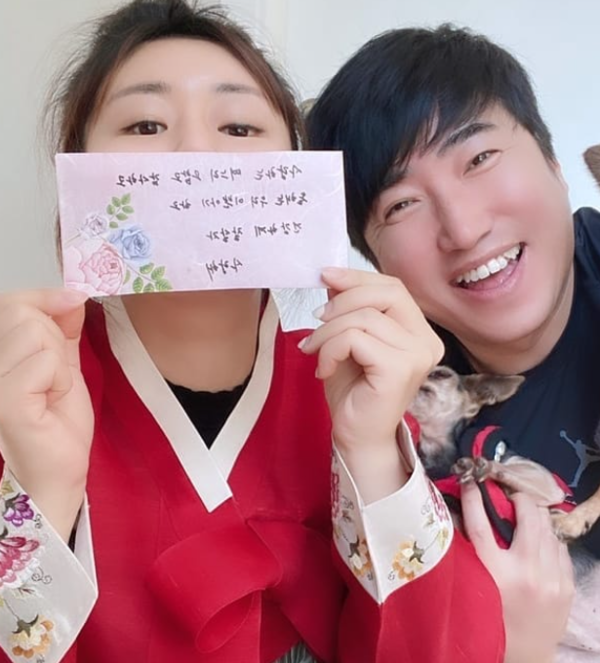 장동민 아내, 임신 소식 전해 "동생 생겼어요"