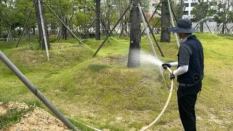 "근로자가 안전해야 시민안전도 지킨다"...부산시설공단,"폭염보다 먼저 챙긴 안전"