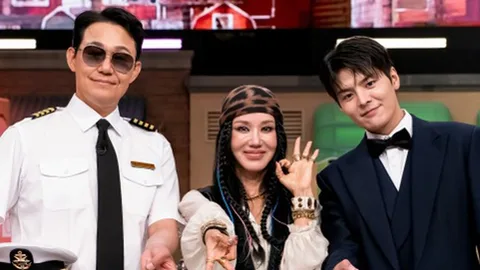 Uhm Jung-hwa's secret to abs is cucumber lemon water, while Park Sung-woong performs an a…