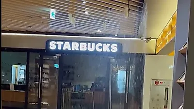 코엑스에도 물 샜다…별마당 도서관 책 다 젖어 