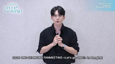 ONG anuncia su fan meeting en Bangkok y promete un encuentro con sus seguidores