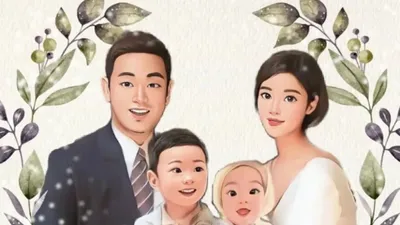 황정음, 남편+두 아들 얼굴 최초 공개…남다른 미모 유전자