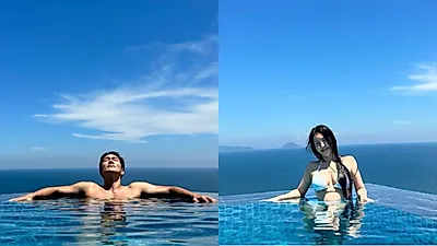 '연애 중' 이규한♥브브걸 유정, 서로 찍어준 사진 '핫'