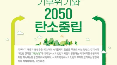 ‘기후 위기와 2050 탄소중립’수강생 선착순 모집