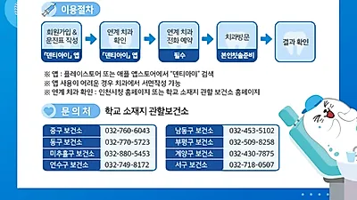 초등학교 5학년 무료 치과검진, 12월 10일 까지 이용하세요