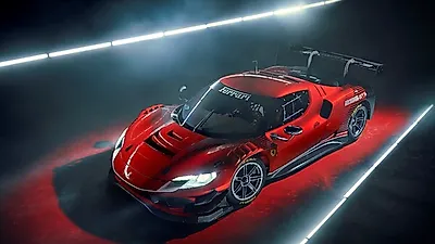 페라리, 스포츠카의 역사를 새로 쓸 V6 296 GT3 공개