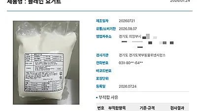 큐엘푸드 플레인 요거트서 대장균군 검출… "시중 유통 전 전량 폐기 수순