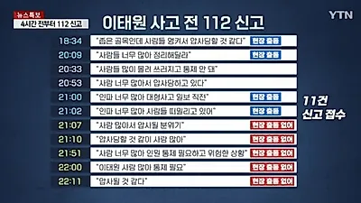 경찰청, 이태원 참사 이전 112신고 녹취록 자진공개