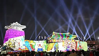 11월 1일‘수원화성 미디어아트쇼’가 다시 시작된다 ‘만천명월 정조의 꿈, 빛이 되다’ 주제로 화서문, 행리단길 일원에서