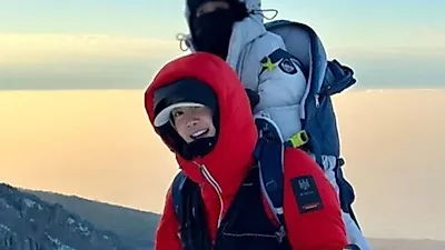 이시영, 아동학대 논란에도 또 한라산 등반 인증샷