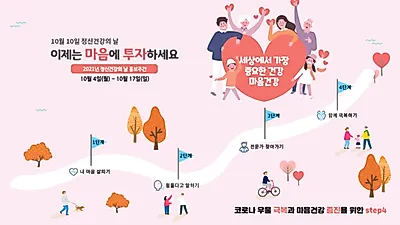 “이제는 마음에 투자하세요” 세상에서 가장 중요한 건강, 마음건강