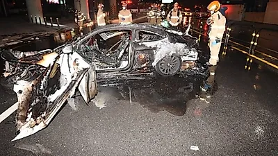 기자들 앞에서 울음터진 음주운전 벤츠녀