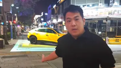 압구정에서 칼부림 사건 발생, 롤스로이스 버리고 도망