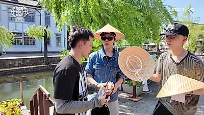 트레저 쿠라시키 여행, 로스트 비프 식사와 데님 스트리트 탐방