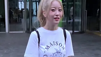 오유진, 더쇼 퇴근길서 노란색 팬덤 색상 공개