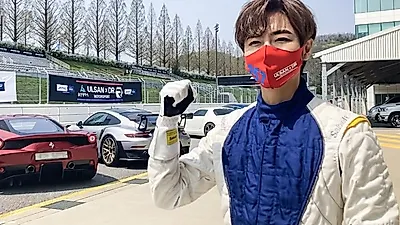 가수 정동하가 카레이서에 도전한다