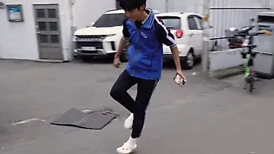 '공중부양 댄스'로 1억 뷰 넘긴 한국인 정체 화제