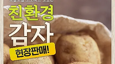 농수산진흥원, 18일까지 ‘친환경 감자’ 판촉전. 최대 54% 할인 판매