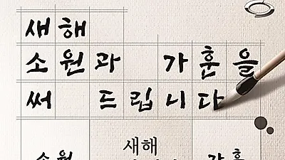 르노삼성자동차, 새해맞이 '소망 문구' 캘리그래피 이벤트