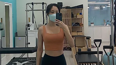장가현, 브라탑 입고 마네킹 몸매 자랑 "오운완"