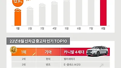 엔카닷컴, 신차 출고 대기로 올해 ‘신차급 중고차’ 판매 비중 지속 증가