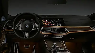 BMW, 차량 디스플레이 통해 크리스마스 및 새해 인사