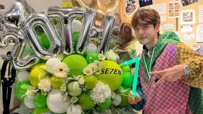 세븐♥이다해, 5월 결혼 앞두고 겹경사 방에 풍선 '가득'