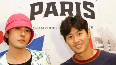 이강인 지드래곤 투샷 공개, 얼굴 달라졌다?