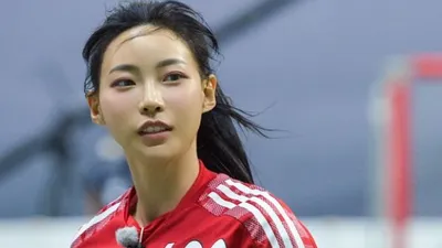 '골때녀' 육상선수 김민지, 카리나 뺨치는 근황