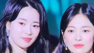 송혜교, 임지연과의 투샷 "보기만해도 숨막혀"