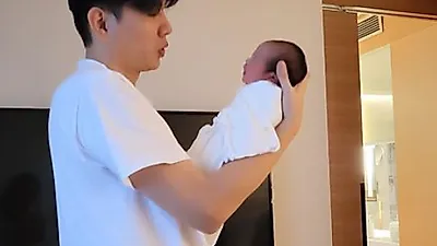 '홍현희♥' 제이쓴, 아들 똥별이 처음 안고 감격 "어떡해"