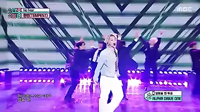 Hanbin demuestra una energía inigualable con 'No Fear', dominando el escenario de Music Core.