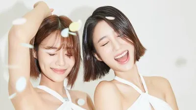 AOA출신 유나-타히티출신 지수, 동반 바디프로필 화보 공개. “닮은 듯 다른 시스터 룩”