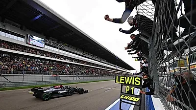 메르세데스-AMG 페트로나스 F1 팀, 러시아 그랑프리 우승 및 루이스 해밀턴 개인 통산 100승 달성