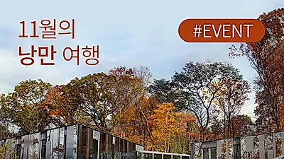 ‘폭스바겐과 함께하는 11월 낭만 여행’