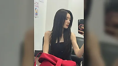 정채연, 아이오아이 시절 대기실 셀카 공개 "오늘은