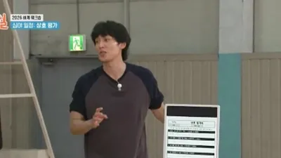 이기택, '1박 2일' 녹화 중 카메라 렌즈 파손 사고