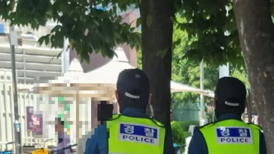 '살인 예고' 오리역에 구경꾼들 몰리며 "셀카 찍어 달라"