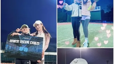 '테린이' 홍수아, 초보인데 아마추어 대회 우승까지?